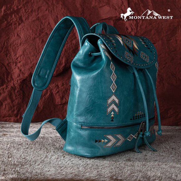 Montana West Embroidered Collection Backpack-NWT - Picture 2 of 3